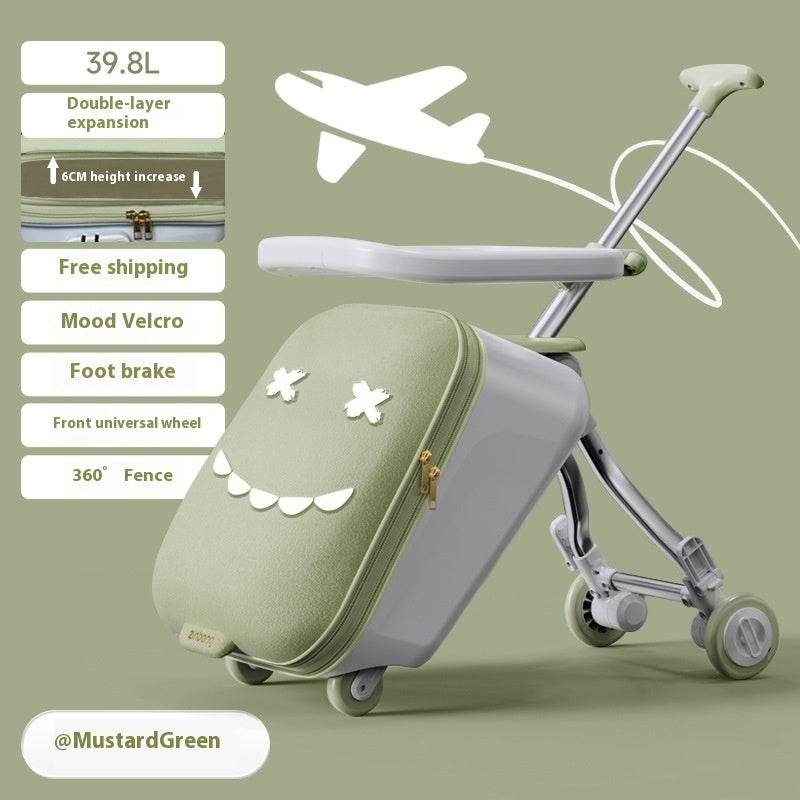 Luggage Children's Riding And Boarding Machine Trolley Case - Classy Collective