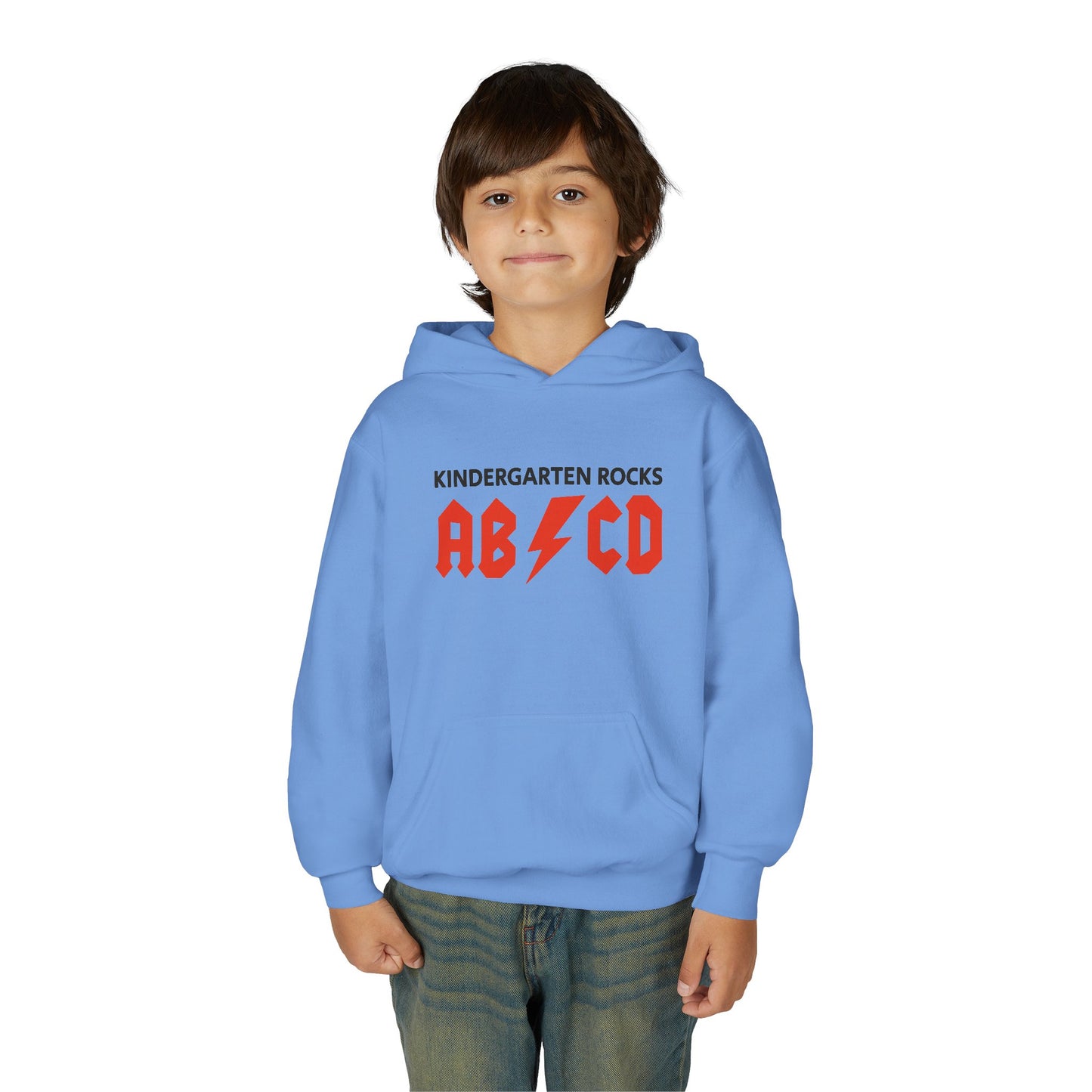Rocking Kindergarten Sweatshirt | Youth Hoodie, Fun Kids Apparel, Classroom Gear, Gift for Students, Educational Clothing
