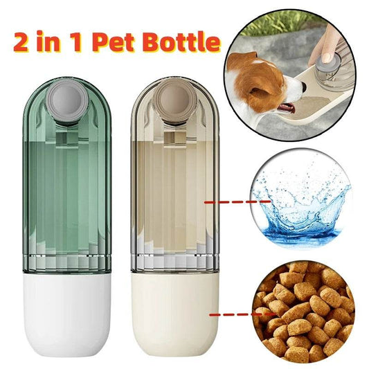 2 In 1 Portable Drinking Cup Dog Feeding Supplies - Classy Collective