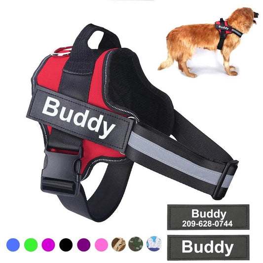 Personalized Dog Harness Vest For Small Large Dog - Classy Collective
