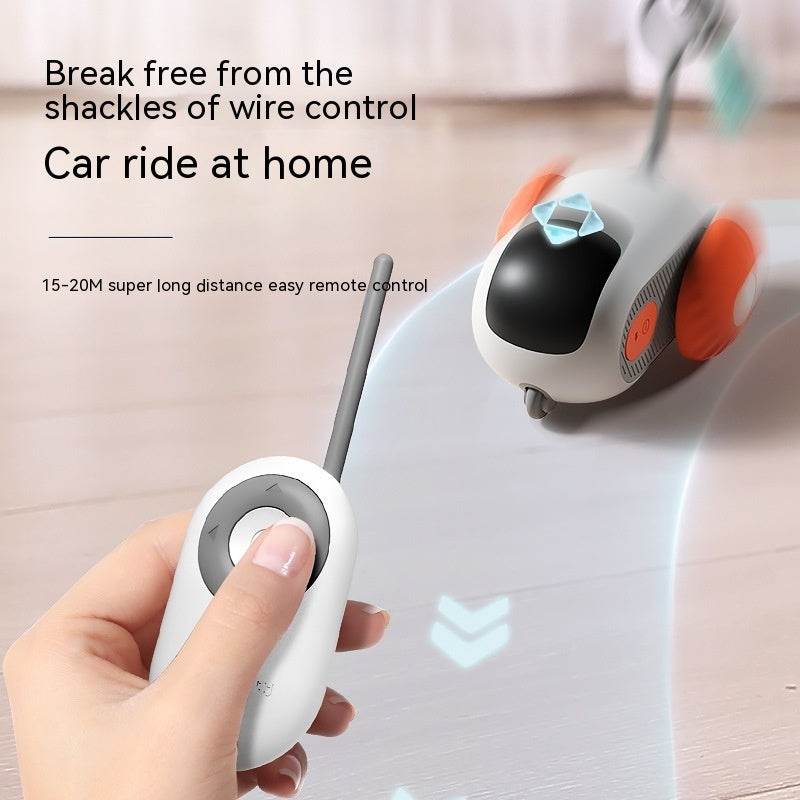 Remote Control Interactive Cat Car Toy USB Charging Chasing Automatic Self-moving - Classy Collective