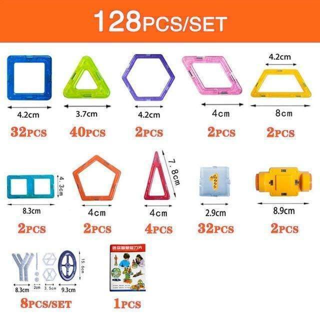 Building Blocks DIY Magnets Toys For Kids - Classy Collective