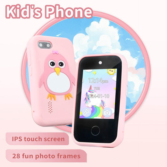 Children's Smart Touch Mobile Phone Silicone Penguin Toy - Classy Collective