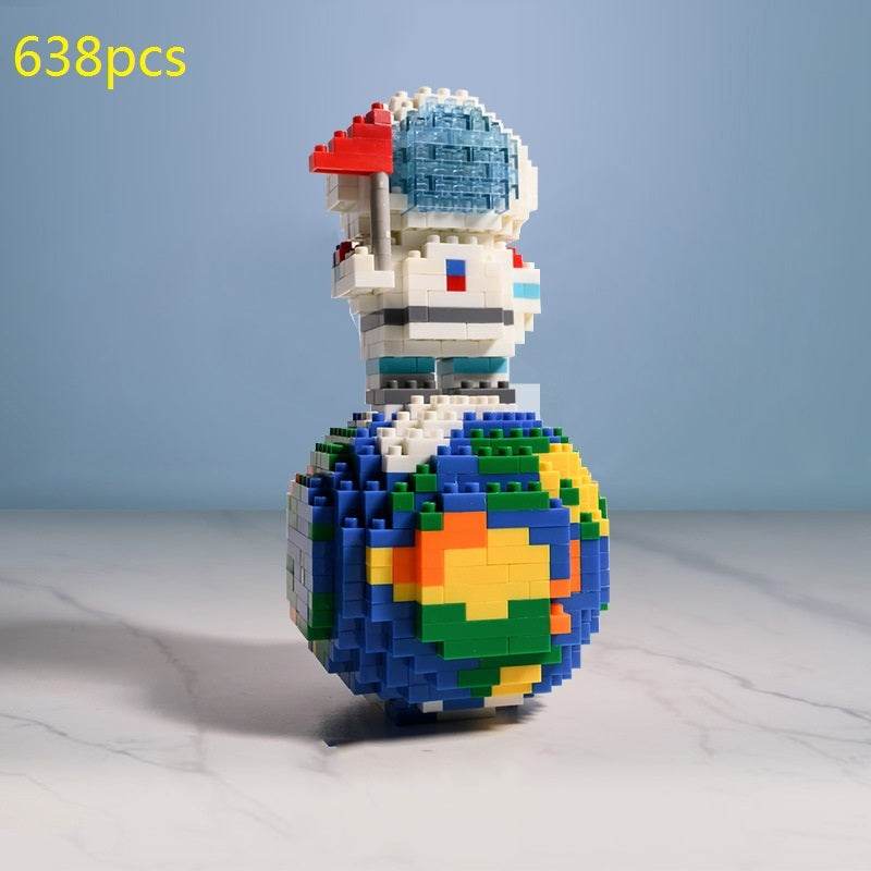 Mini Micro Rocket Building Blocks Space Moon - Classy Collective